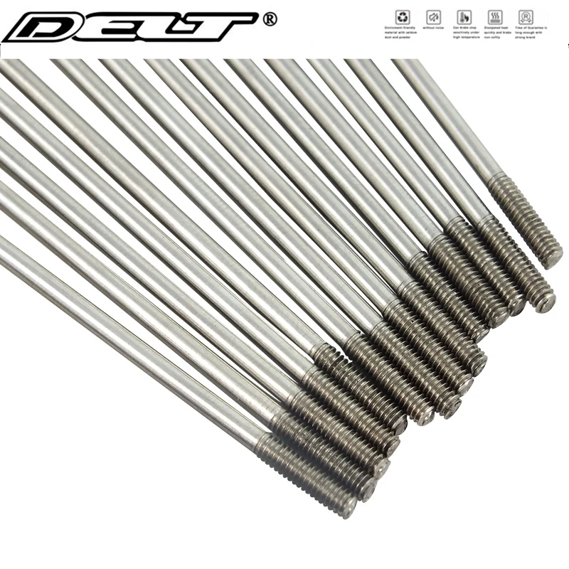 Bicycle Spokes 5 Pcs 12G 108-225MM Nipples 304 Stainless Steel