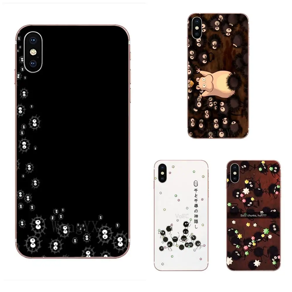Мягкий чехол из ТПУ с рисунком аниме Sootballs Spirited Away для Samsung Galaxy Note 5 8 9 S3 S4 S5 S6 S7 S8 S9 S10