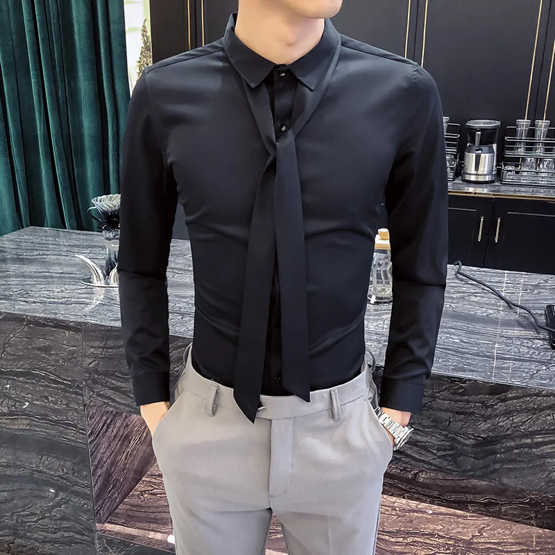 Luxury Men Wedding Party Shirt Royal 