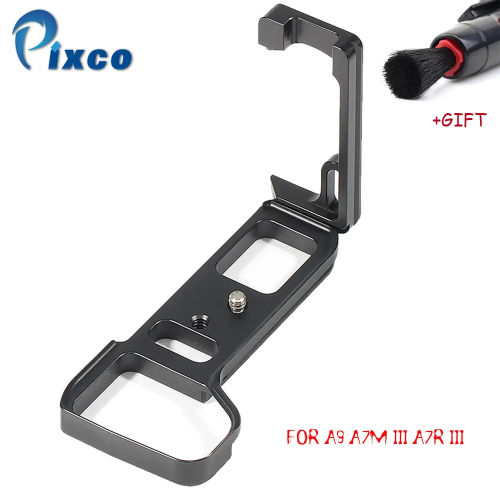 

ADPLO A7M3 Quick Release L Plate/Bracket Holder hand Grip for Sony a9 A7 MARK III A7III A7RIII A7R3 RRS SUNWAYFOTO Markins Compa