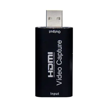 

Mini HD 1080P 60fps HDMI to USB Video Capture Card Game Recording Box for Computer Youtube OBS Etc. Live Streaming Broadcast