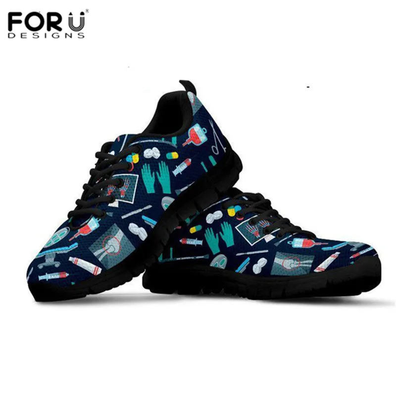 XR30BAQ FORUDESIGNS Female Slip on Breathable Shoes Woman Nursing White Women Tops Luxury Brand Design Zapatos Casual Mujer Size 35-46 - Цвет: XR30BAQ