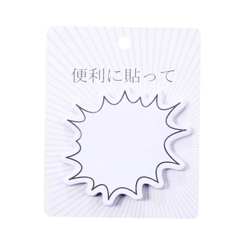 * Цвет милый Многофункциональный post it sticky tear bubble dialog box memo note N times post|Блокноты| |