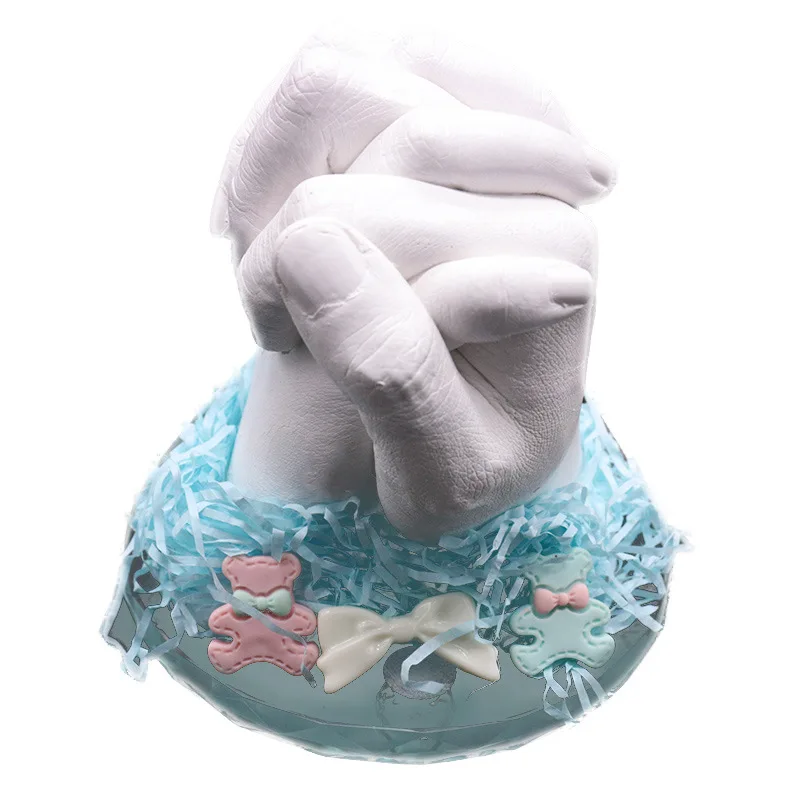 

Model Powder ke long fen Gypsum Powder DIY Hand-Foot Footprints Baby 3D Couples Hand Mold Accessories Low Price