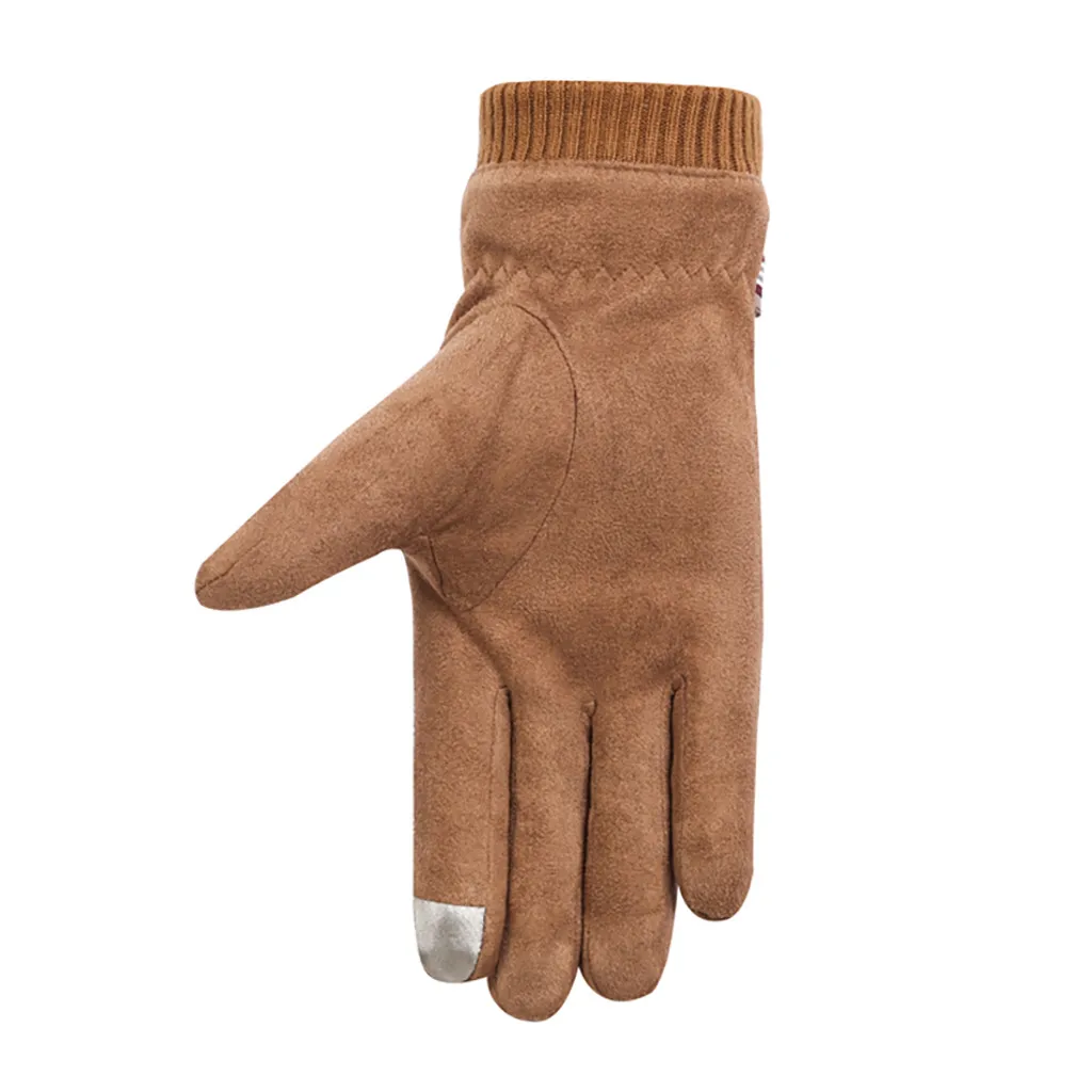 Home& Nest мужские перчатки для вождения замшевые кожаные ветрозащитные мужские эластичные перчатки для езды на велосипеде теплые зимние перчатки