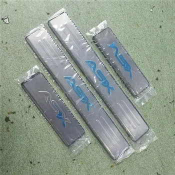 

ACCESSORIES FIT FOR Mitsubishi ASX Door Scuff Sill Plates Kick Step Entry Trim Cover Plate