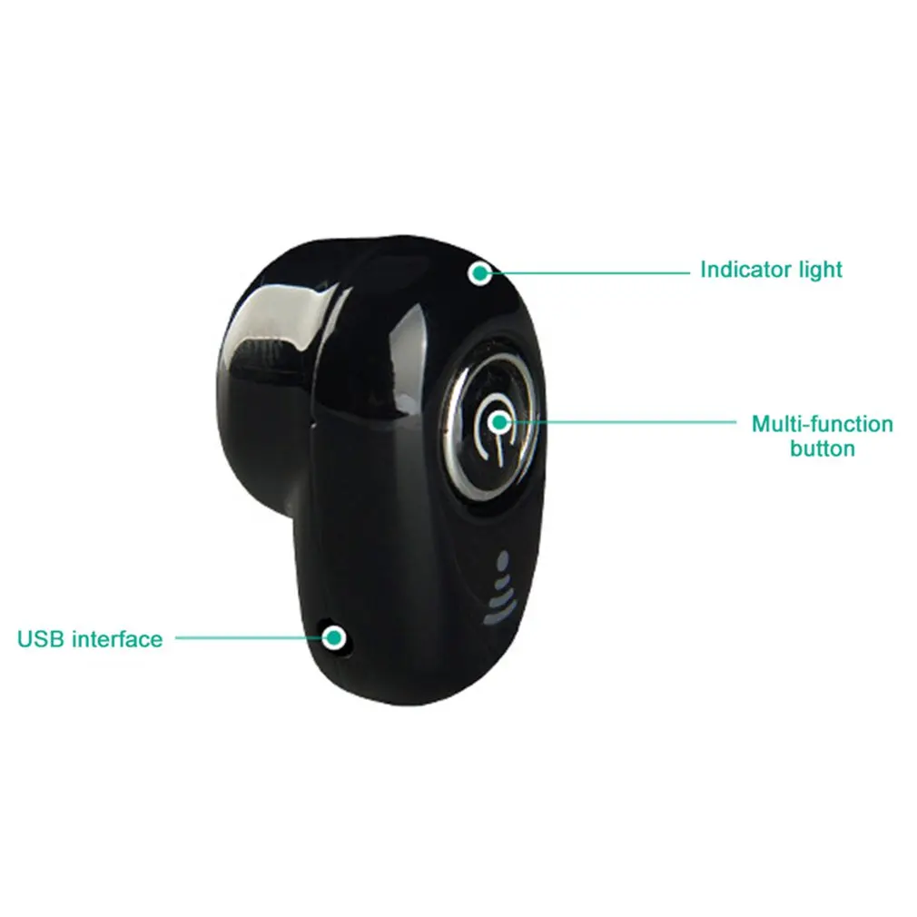 S650 мини Bluetooth наушники BT 4,1 беспроводные мини наушники гарнитура наушники Handsfree Спорт 50 мАч для iOS для Android телефона