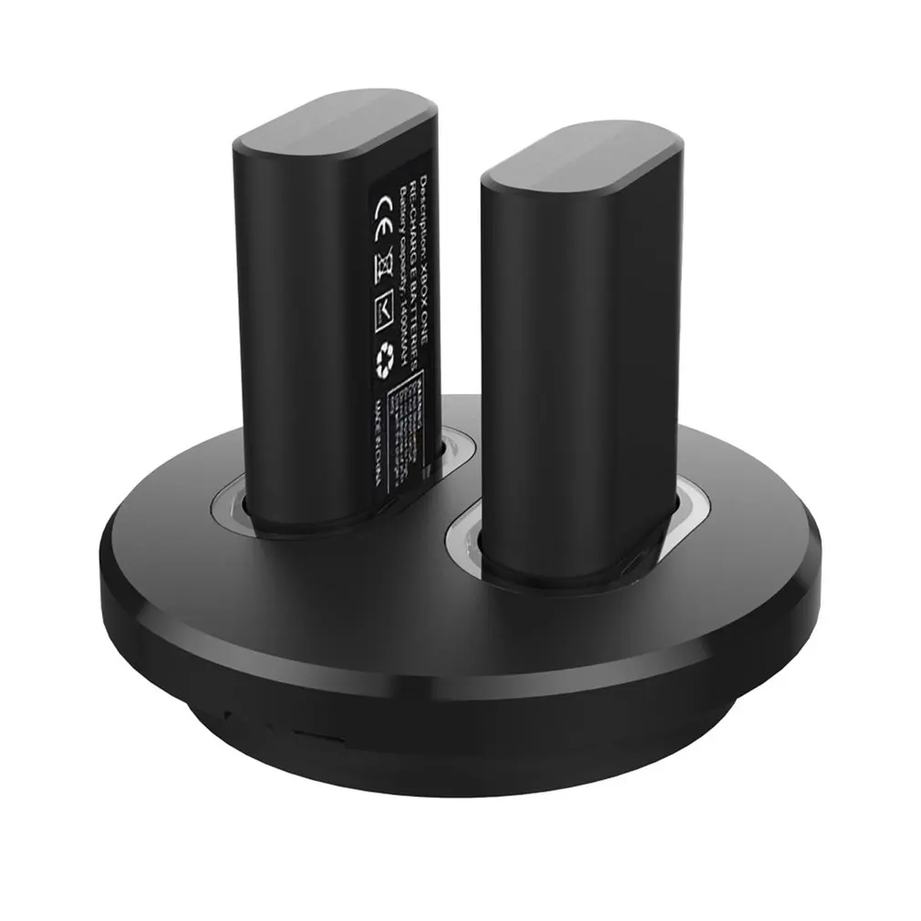 USB Charging Dock Station Charger 2 Rechargeable Battery for XBOX ONE Controller Gamepad Charge Kit