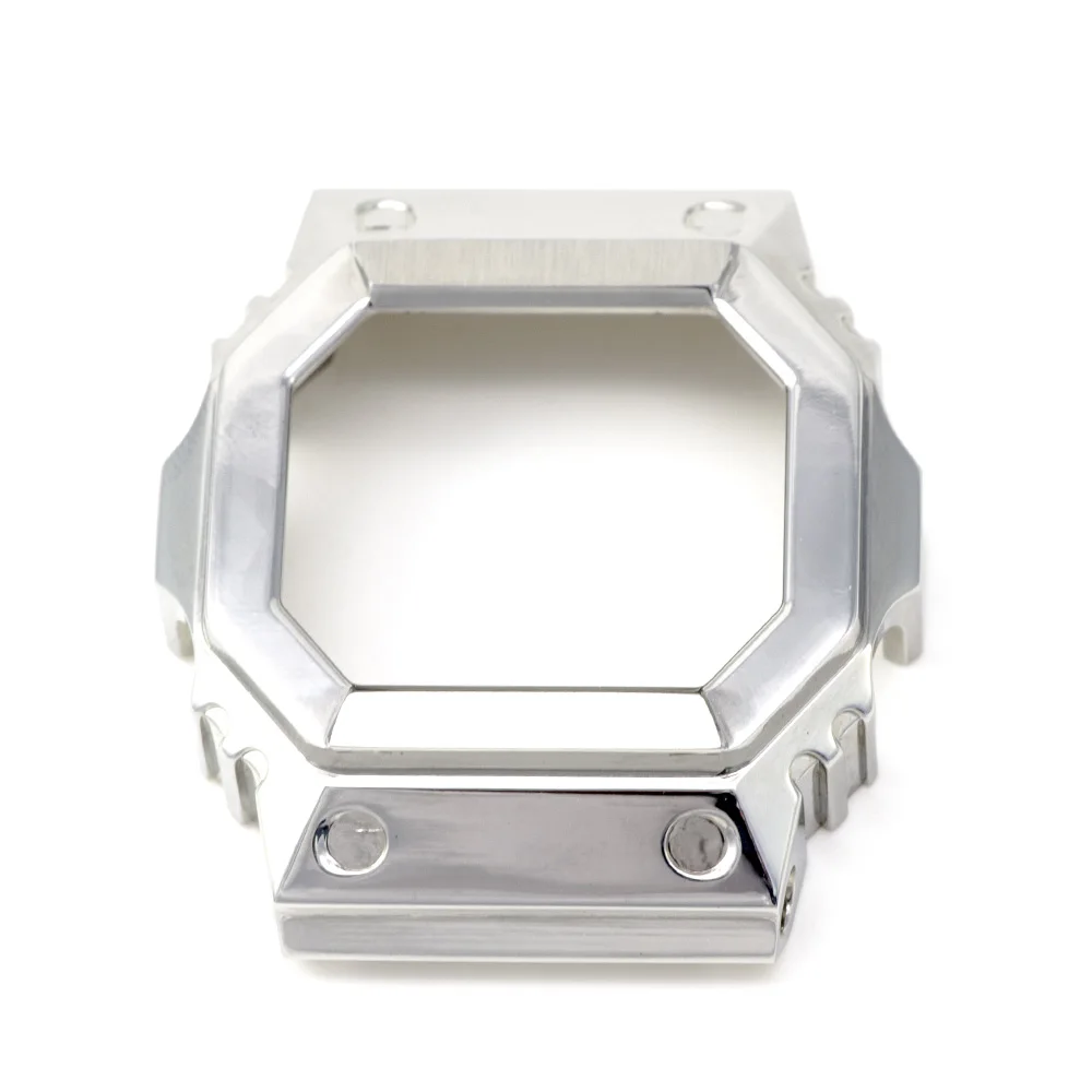 Silver GX56 ободок для часов/Чехол доступны пять цветов Металл 316L нержавеющая сталь с бесплатными инструментами - Цвет: Silver