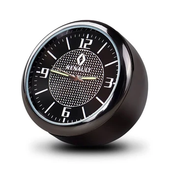 

Interior Luminous Electronic Quartz Watch Car Clock Refit Ornaments For Renault Logan 2 Kaptur Megane 2 Captur Sandero Kangoo