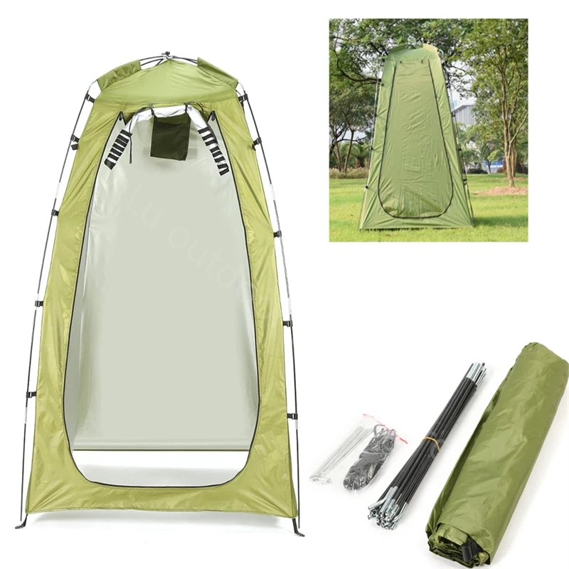High quality portable shower toilet tent camping tents outdoor waterproof change bathroom sun shelter open up tent