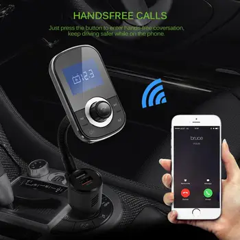 

Hot Onever Wireless Bluetooth Hands-Free Phone FM Transmitter Modulator MP3 Stereo Audio Player Car Kit USB Charger Adapter