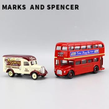 

AUTHENTICALLY DETAILED DIECAST METAL MODELS 1954 ROUTEMASTER BUS & 1950 BEDFORD 30CWT VAN