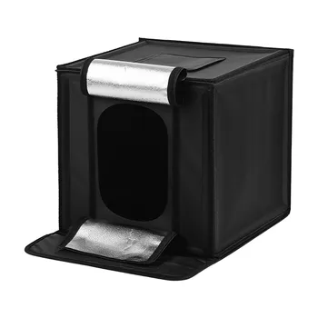 

Fordable Photo Studio Shooting Tent kit Photo Box 16*16*16 Inch Brightness Table Top Photography Light Box with 84pcs LED Lights