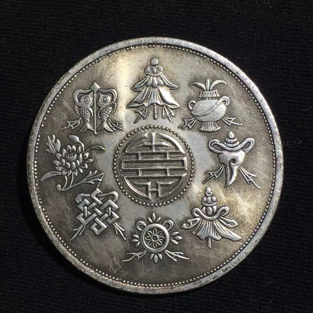 Китайский талисман дракон монета летающий дракон КОПИЯ монета фэн-шуй копия счастливые монеты для Фортуны коллекционные вещи monedas