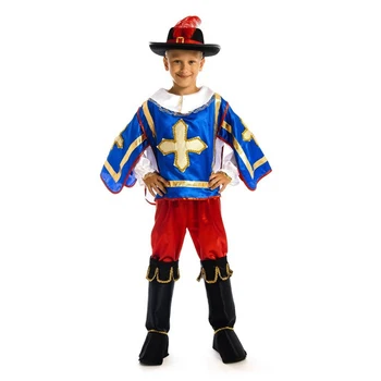 

Carnival costume "Musketeer", cape shirt, trousers, boots, hat, p. 28, height 110 cm