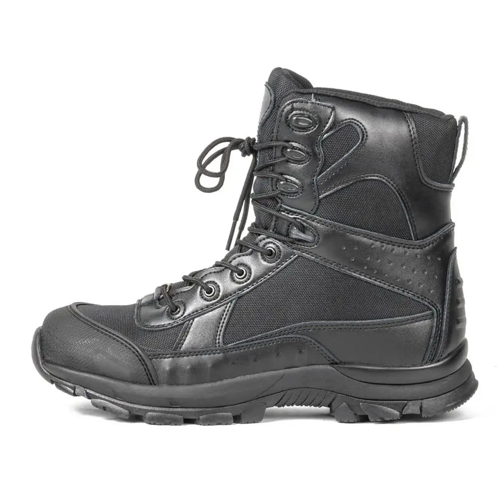 

Military Army Boots Men Black Leather Desert Combat Work Shoes Soliders Mens Ankle Tactical Boot Man Plus Size