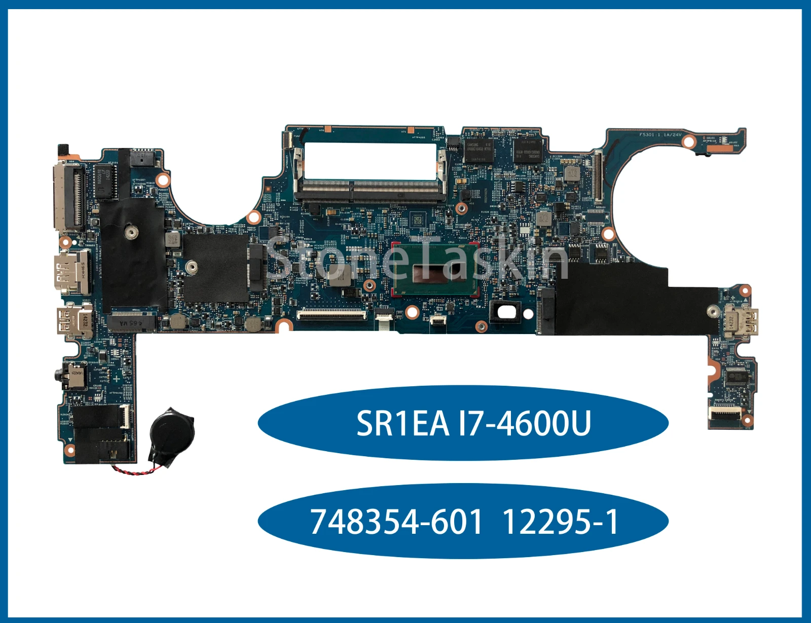 Оригинальная материнская плата 748354-601 для ноутбука HP Probook 1040 G1 2 DDR3 SR1EA I7-4600U 4 Гб ОЗУ