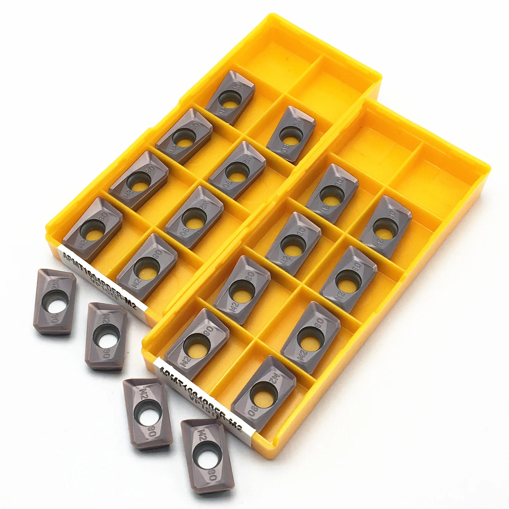 

20PCS APMT1604PDER M2 VP15TF Carbide Insert Milling Cutter Milling Cutter APMT 1604