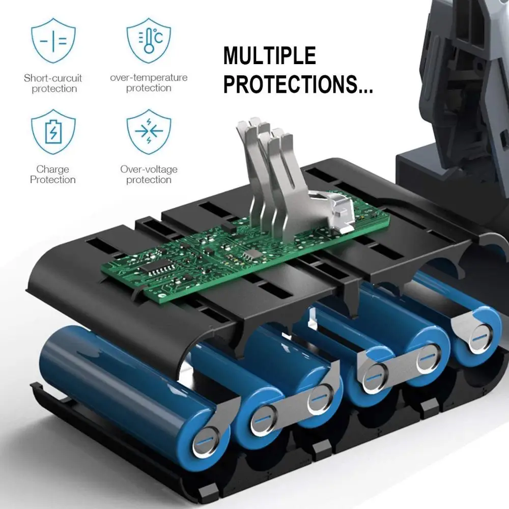 Bonacell – Batterie de rechange 21.6V pour aspirateur à main Dyson V6 V7 V8  V10 série SV12 DC62 SV11 sv10