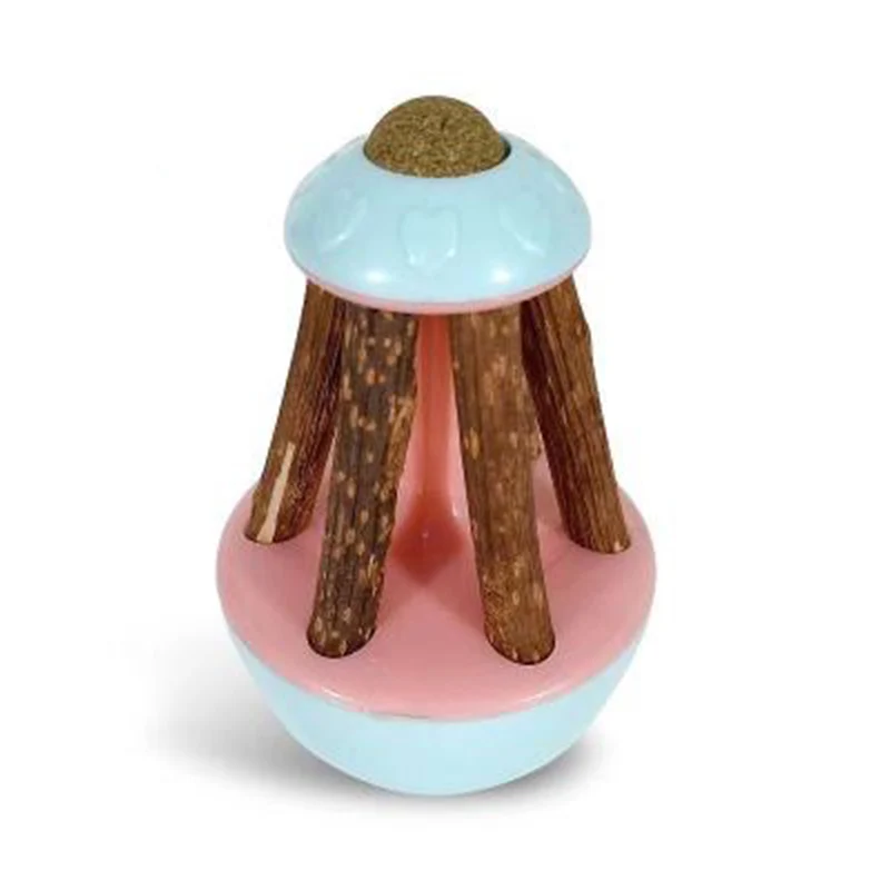 Игрушки для кошек, массажер для кошек с серебряной палкой и Кошачьей Мятой, самоиграющаяся игрушка для котенка, чистящие зубы MU8669
