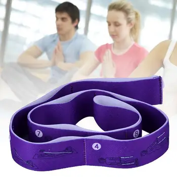 

Yoga Belt Elastic Latex Stretch Band On For Gym Home Yoga Pilates Fitness Belt Pull Up Waist Leg Extension Training Carry Strap