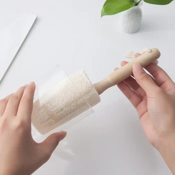 

Cup Wine Glass Cleaning Brush With Wood Handle For Home Kitchen Clean Tools New arrive