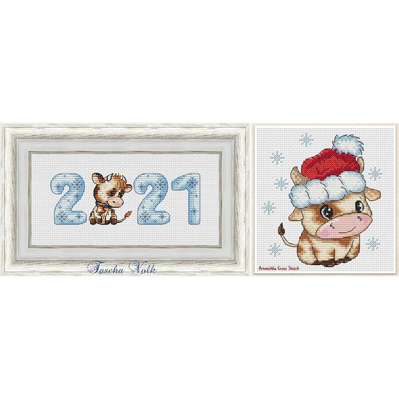 Lovers on seaside Counted Printed canvas 14CT Cross Stitch Embroidery kit needlework Set childhood Girl and boy kiss | Дом и сад