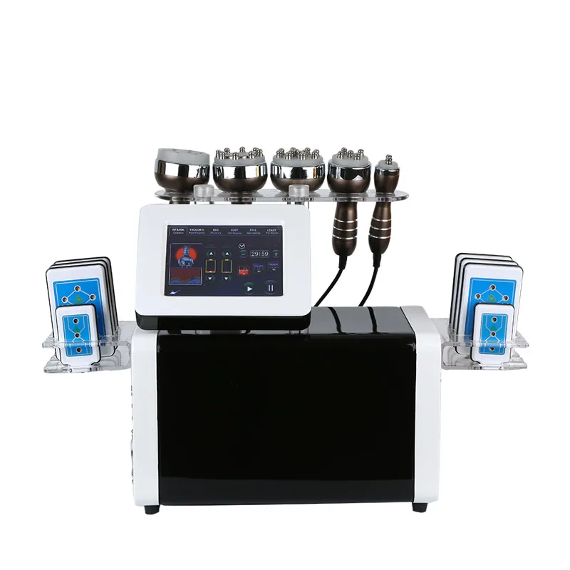 Nova lipo laser de radiofrequência cavitação ultra-sônica profissional lipolaser vácuo rf perda de peso equipamento da beleza