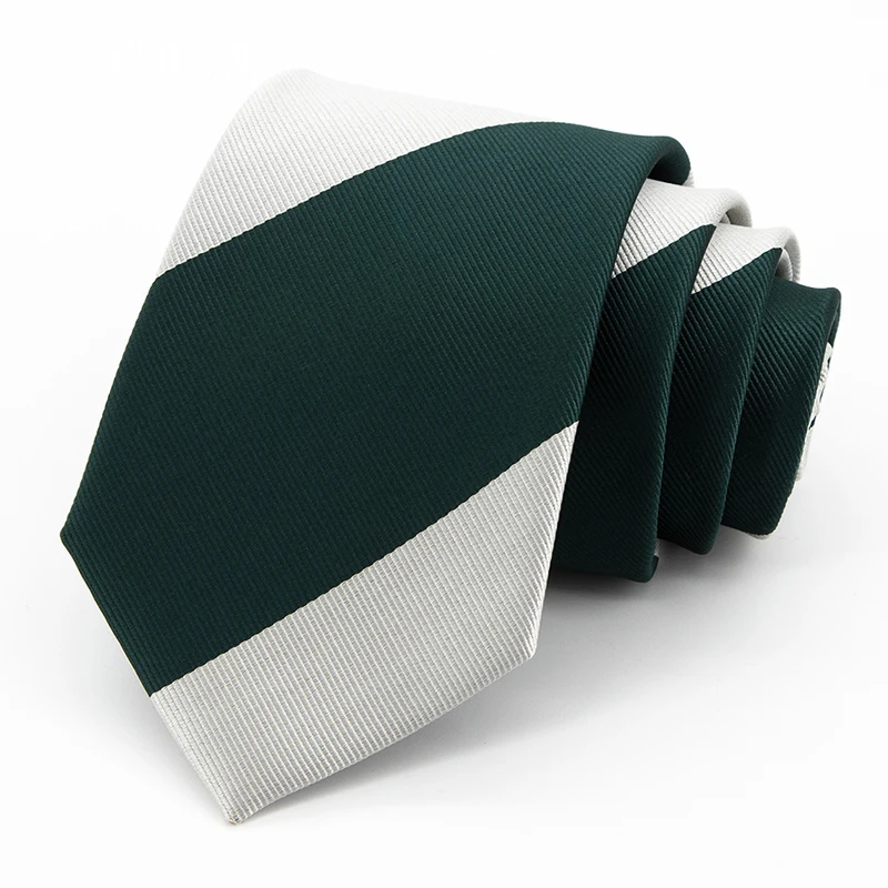 

New High Quality Striped standard 8cm wide Men's Tie Fashionable Shirt Accessory Business Banquet Hand Tie a Knot Necktie