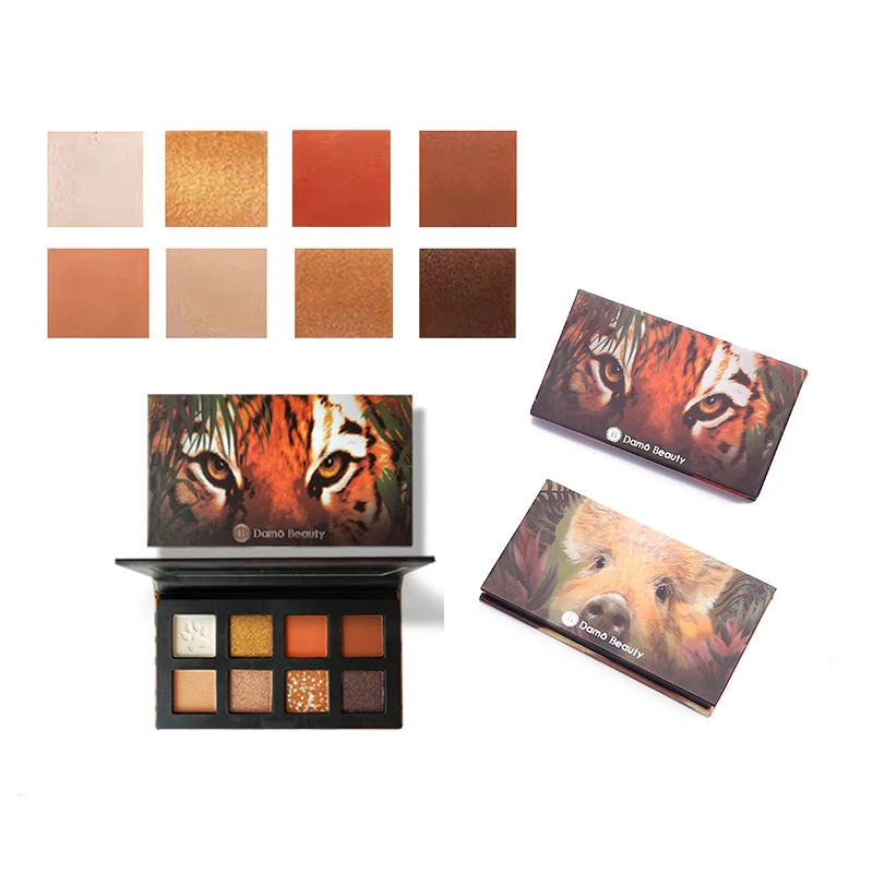 8-color Animal Pearlescent Eye Shadow Palette Lasting Waterproof Anti-fouling Matte Eye Shadow Plate Makeup Tools 8-color Animal Pearlescent Eye Shadow Palette Lasting Waterproof Anti-fouling Matte Eye Shadow Plate Makeup Tools