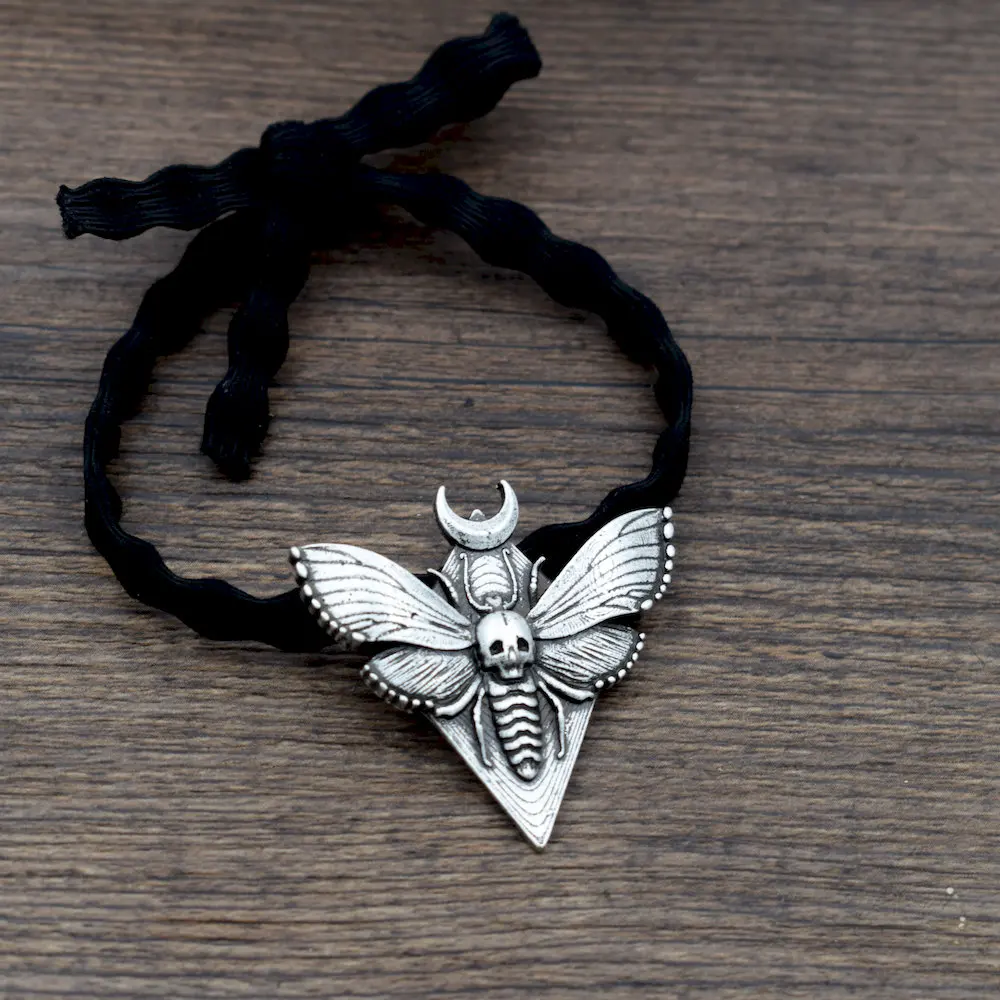 SanLan Death'S Head Hawkmoth Moth Броши для женщин насекомые женские ювелирные изделия Рождественский подарок - Окраска металла: 03