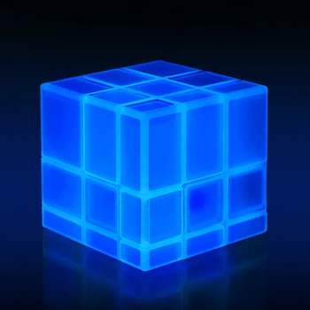 

New QiYi 3X3X3 Mirror Blocks Luminous Magic Speed Cube Puzzle Cubo Magico Professional Learning&Educational Classic Toys Cube