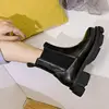 RIZABINA Ins Real Leather Women Ankle Boots Fashion Platform Warm Fur High Heel Winter Shoes Woman Casual Footwear Size 35-42 ► Photo 3/6