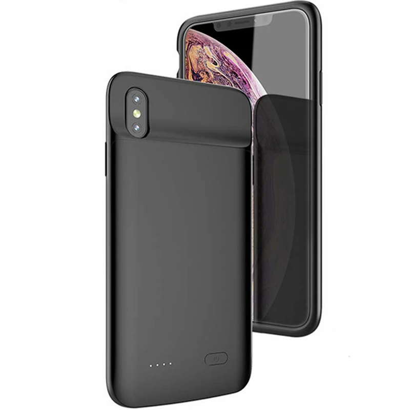 Для iPhone 6 6s 7 8 6 Plus 6s Plus 7 8 Plus X XS XR XS аккумулятор max зарядное устройство чехол Ультратонкий Мягкий силиконовый портативный Банк питания