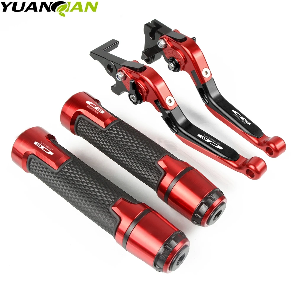 

Motorcycle Accessories for CB650R Extendable Brake Clutch Levers and Handlebar Hand Grips ends For Honda CB 650R CB650R 2019