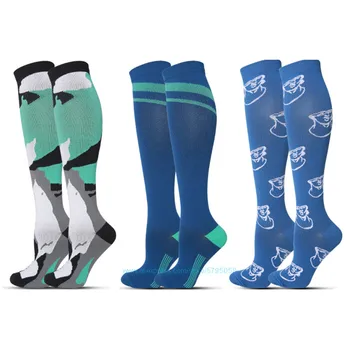

Compression Socks for Women & Men Athletic Sock Medical Running Nursing Hiking Recovery & Basketball Stocking