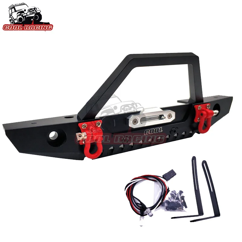 

1/10 Model Climbing Car Metal Front Bumper Axial Scx10 Front Bumper Anticollision 90046 Trx-4