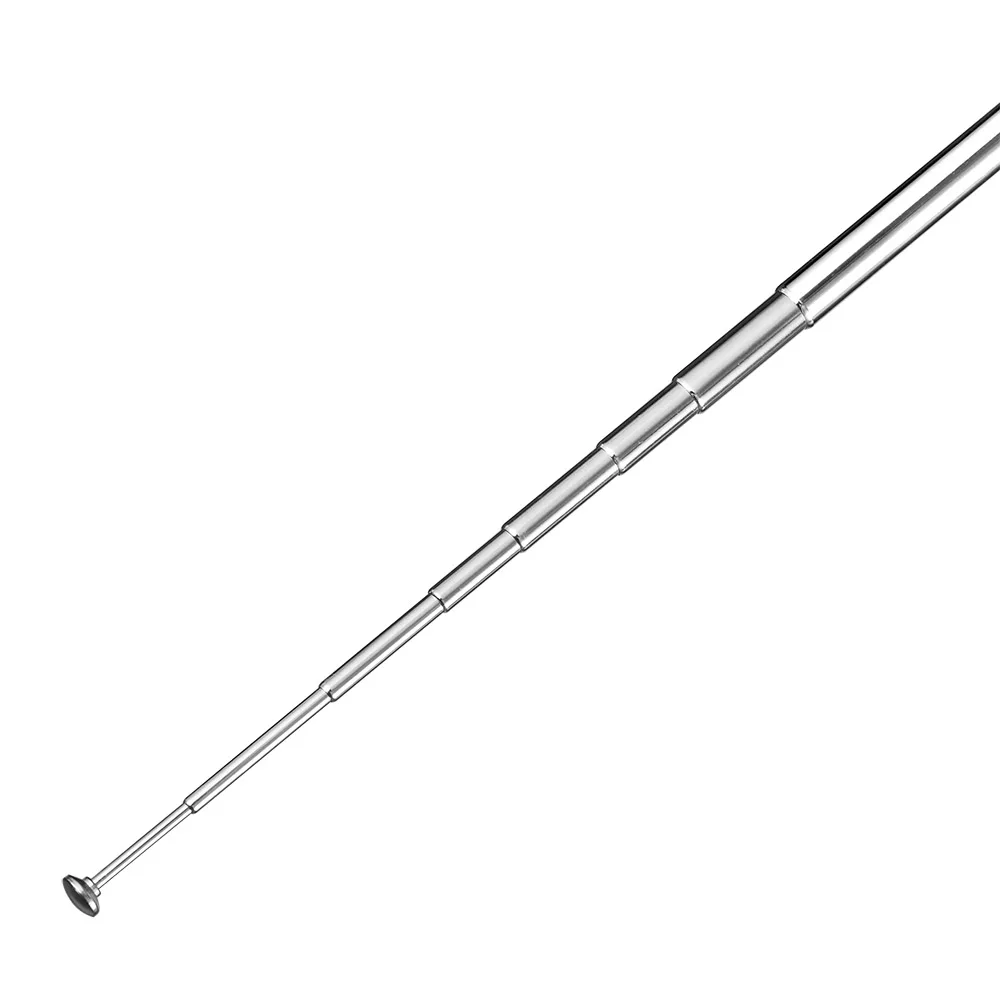 Superbat 76-108MHz Telescopic FM Antenna BNC Male Connector for FM Walkie Talkie Wireless Radio