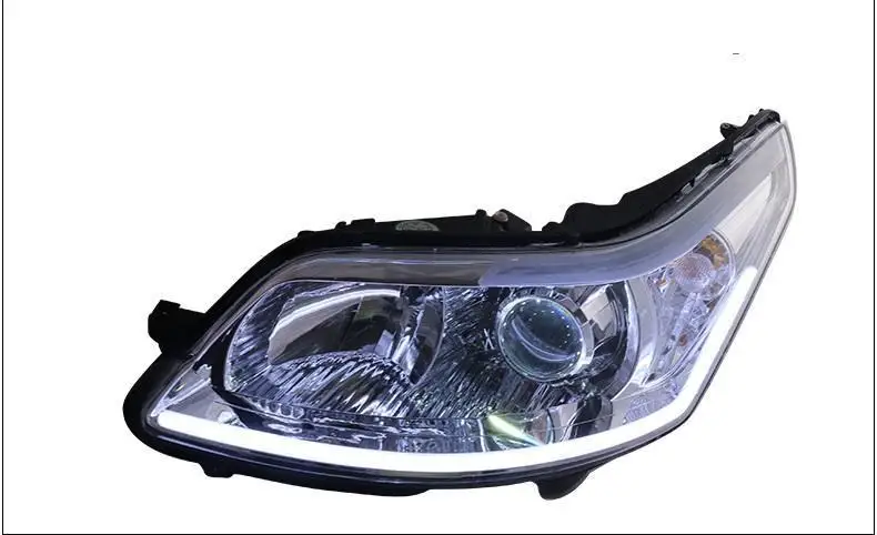 Лампа Luces Para Автомобильные дневные ходовые огни Led Drl автомобильное освещение фары 07 08 09 10 11 12 13 для Citroen C-Quatre