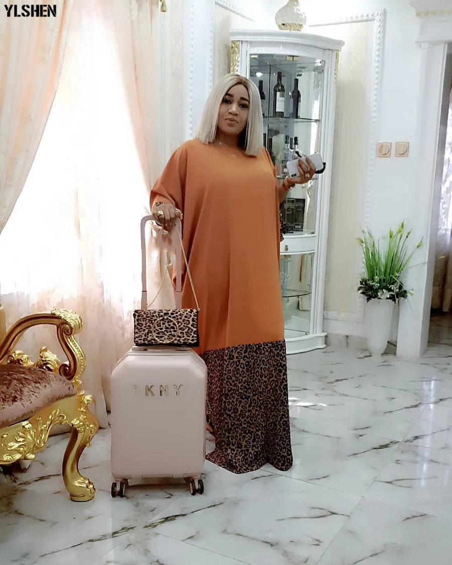 African Dresses For Women African Clothes Africa Dress Print Dashiki Ladies Clothing Ankara Plus Size Boubou Africa Women Dress 06