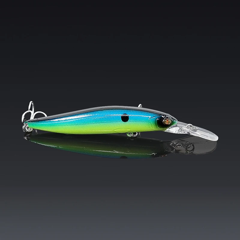 TUYA Wobblers Minnow Fishing Lures Magnet Weight System Trolling Lure Long Casting Artificial Hard Bait Slowly Floating - Цвет: YH165-12