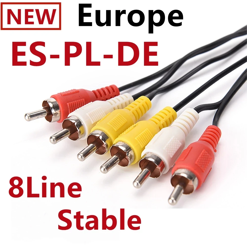 24M Europe lines 8 Lineas for PL ES DVB-S2 V8 NOVA V9 Super V7 S2X ccam oscam