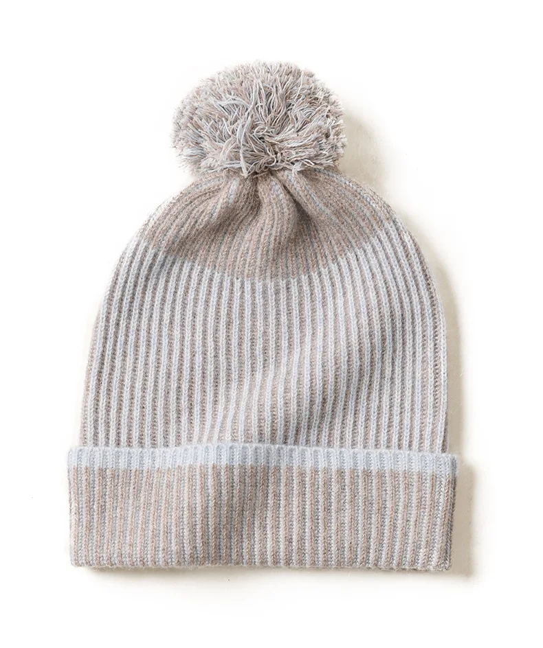 CAVME кашемировые шапки, перчатки, набор для влюбленных, с помпоном, Skullies Beanies, вязаные кашемировые колпачки, унисекс, 69g