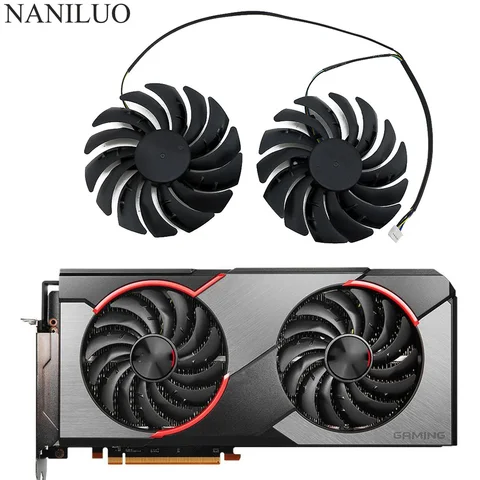 RX5700 GPU PLD10010S12HH Cooler Fans Video Card Cooling Fan For MSI RX 5700 5600 XT GAMING X Graphics Card Cooling