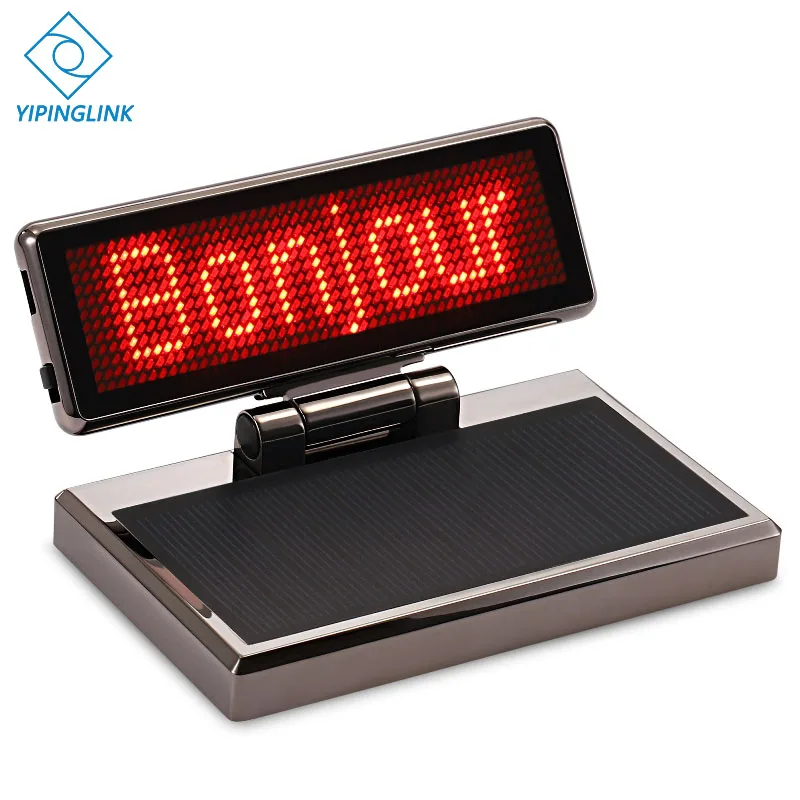 

Solar car LED display wireless red vehicle led display scrolling led message sign solar led board display