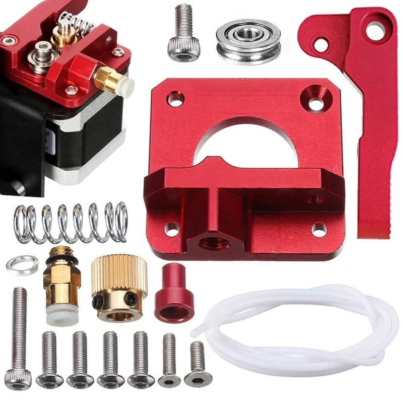

Upgraded MK8 Extruder Aluminum Drive Feed Replacement 3D Printer Extruders Kit for Creality CR-10,CR-10S,CR-10 S4,RepRap Prusa