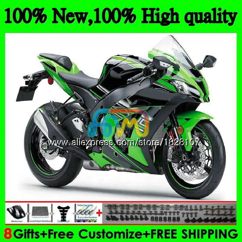 Инъекции для KAWASAKI ZX-10R 1000CC ZX1000 ZX 10 сотрудников отдела исследований 26BS. 41 ZX зеленый 10R 1000 ZX10R 16, 17, 18, OEM обтекатели