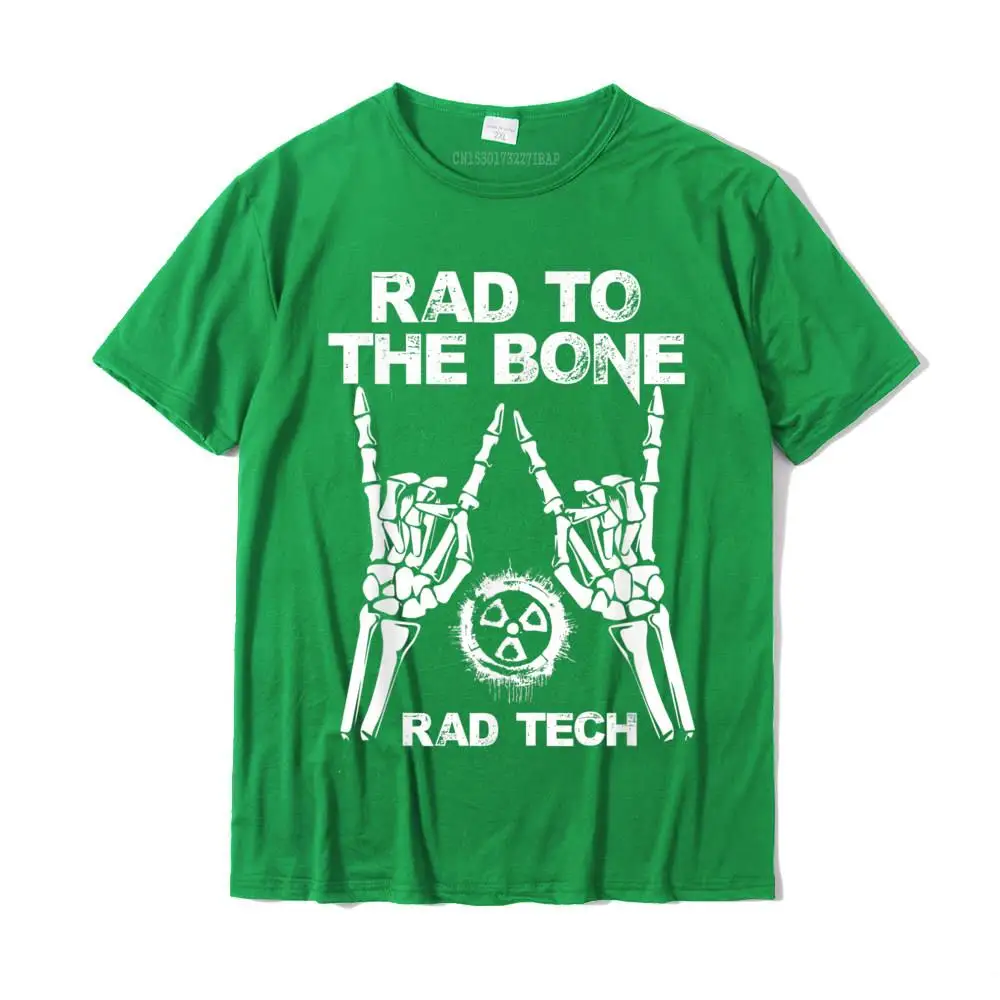 Design Normal Short Sleeve Tops Tees Summer Round Collar All Cotton Men T Shirts Normal Tee Shirt 2021 Fashion RAD TO THE BONE - Rad Tech Radiology Skeleton Gift T-Shirt__MZ22452 green