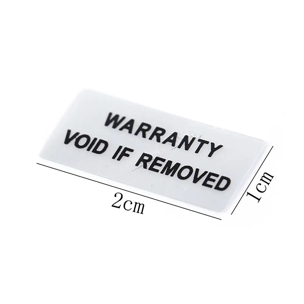 Printed Security Seals Tamper Evident Warranty Void Labels Sticker Seals 100 pieces